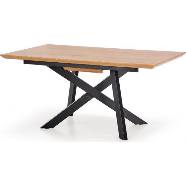 Table  manger Errol 180-240 x 90 cm - Chne/noir
