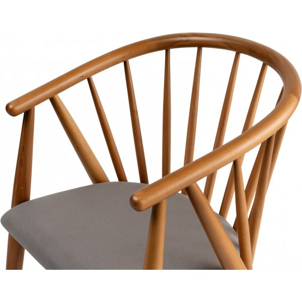 Fauteuil Doris - Chêne/gris Fauteuil Doris - Chêne/gris