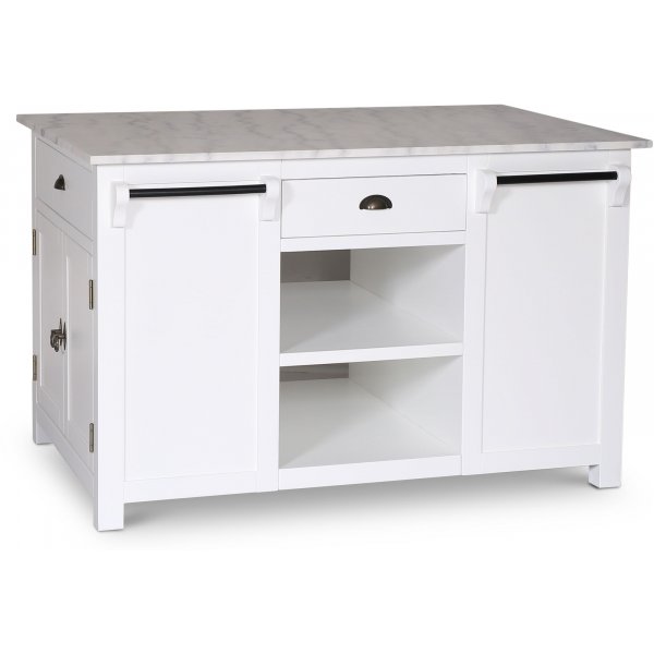 Heritage köksö med vit marmorskiva Heritage köksö med vit marmorskiva