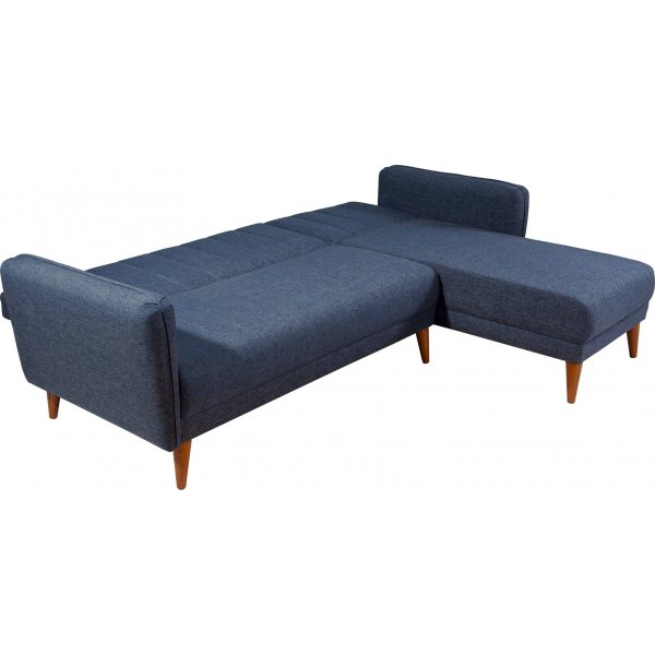 Aqua slaapbank rechts - Donkerblauw Aqua slaapbank rechts - Donkerblauw