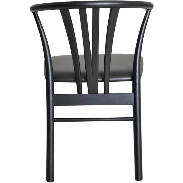 Chaise Aron - PU noir Chaise Aron - PU noir