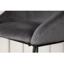 Tabouret de bar Alice - Gris fonc