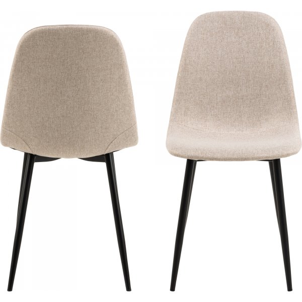 Chaise de salle à manger Celia - Beige Chaise de salle à manger Celia - Beige