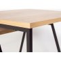 Pal soffbord 88 x 50 cm - Ek/svart