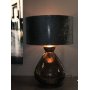 Slettens bordslampa - Mrkgr/svart