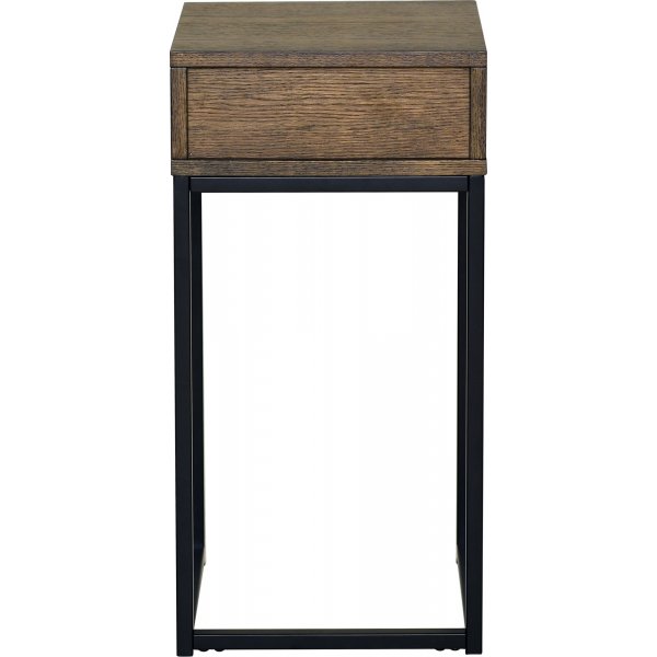 Regal sängbord - Brunlackerad ekfanér Regal sängbord - Brunlackerad ekfanér