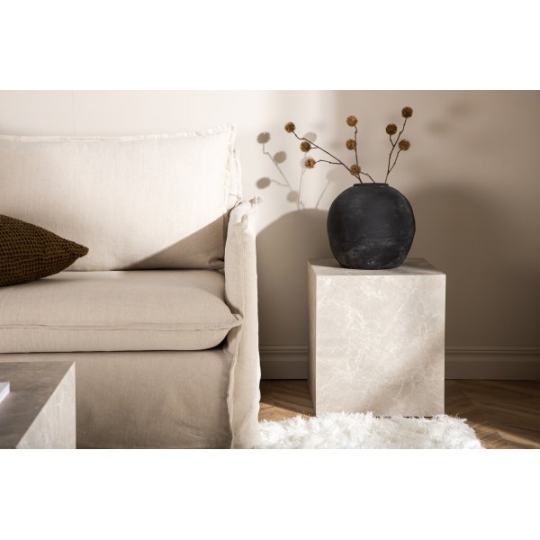 York Hoge salontafel 40 x 40 cm - Beige York Hoge salontafel 40 x 40 cm - Beige