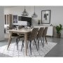 Copenhagen Matbord - Vit/natur - 195/285x90