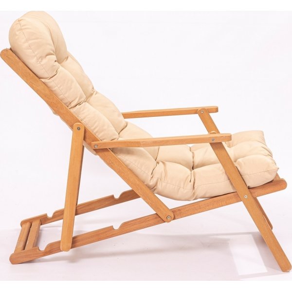 Playa loungeset XL - Bruin/creme Playa loungeset XL - Bruin/creme