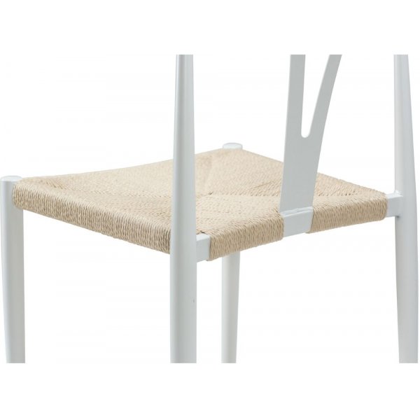 Alfa stol - Vit / rotting Alfa stol - Vit / rotting