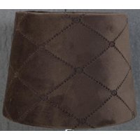 Velvet Diamond lampskärm 20 cm - Brun Velvet Diamond lampskärm 20 cm - Brun