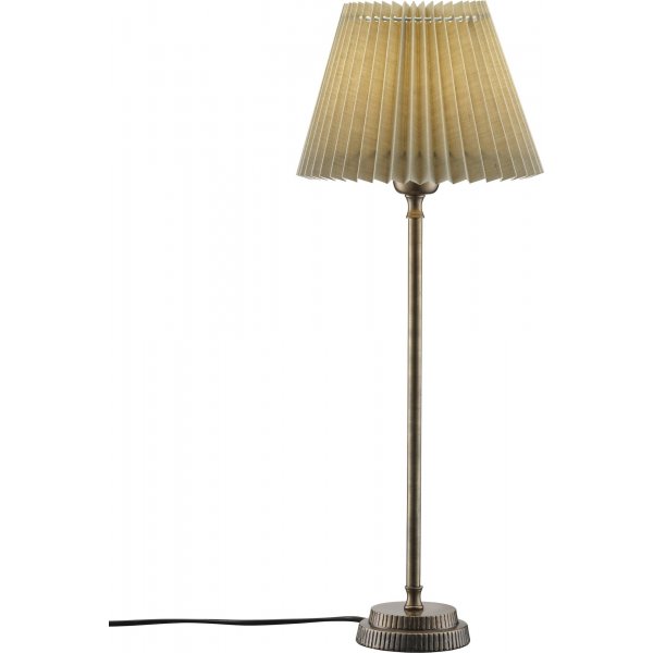 Kent bordslampa - Beige/mässing - 58 cm Kent bordslampa - Beige/mässing - 58 cm