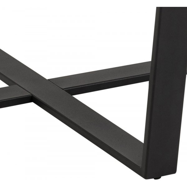 Amble runt matbord Ø110 cm - Svart/marmor Amble runt matbord Ø110 cm - Svart/marmor