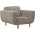 Fauteuil Berjer - Gris/chne