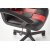 Chaise de bureau Alfrida - Noir/rouge
