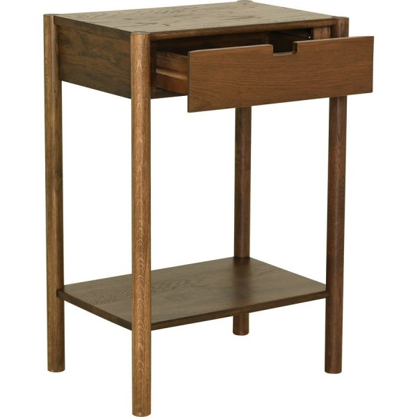 Circus nachtkastje - Bruin gelakt eikenhout