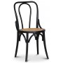 Sintorp matgrupp, runt matbord 115 cm inkl 4 st Samset bjtr stolar - Svart marmor (Laminat)