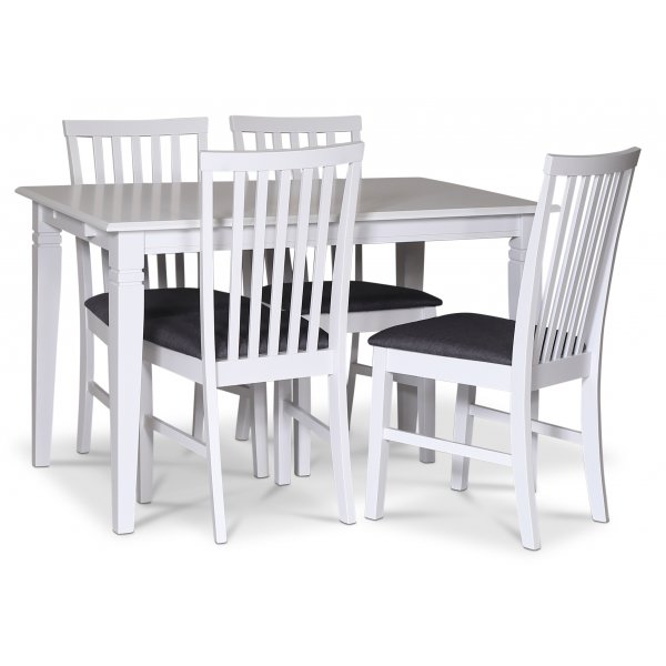 Sandhamn Matbord 120x80 cm - Vit Sandhamn Matbord 120x80 cm - Vit