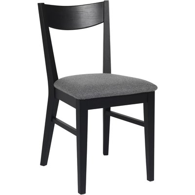 Kinley stol - Svartbetsad ek/ljusgr