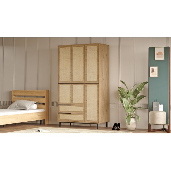 Armoire Ocean - Noyer/chêne Armoire Ocean - Noyer/chêne