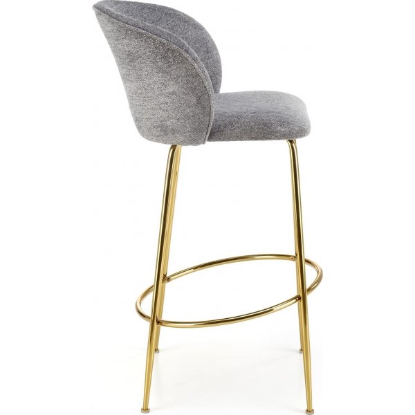 Tabouret de bar Pélican 116 - Gris/doré Tabouret de bar Pélican 116 - Gris/doré