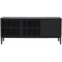 Darell sideboard - Svart askfanr/ek