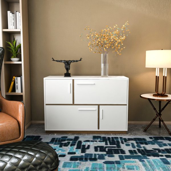 Mares kast - Wit/walnoot Mares kast - Wit/walnoot