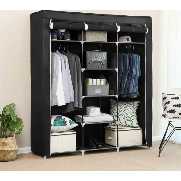 Armoire Katerina 150 x 175 cm - Noir Armoire Katerina 150 x 175 cm - Noir