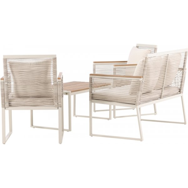 Dallas soffgrupp - Beige/ljusgrå Dallas soffgrupp - Beige/ljusgrå