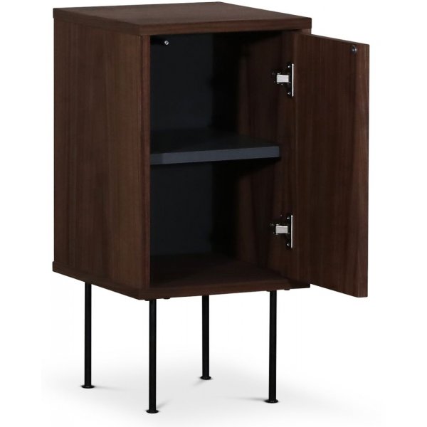 Volume sängbord i valnöt Volume sängbord i valnöt