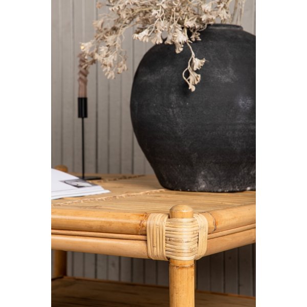 Table basse canné 90 x 45 cm - Naturel Table basse canné 90 x 45 cm - Naturel