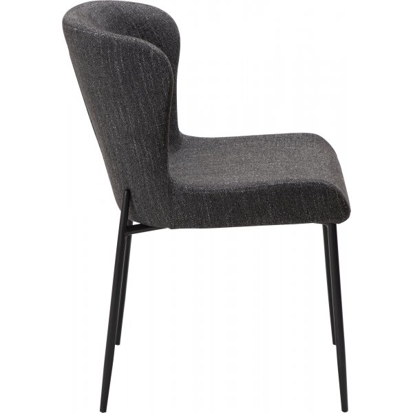 Chaise de salle à manger Glam - Boucle noire Chaise de salle à manger Glam - Boucle noire