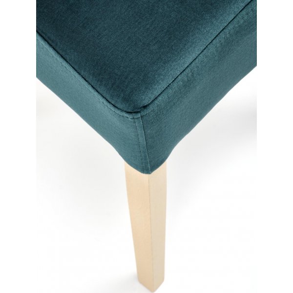 Chaise de salle à manger Vermont - Vert/chêne Chaise de salle à manger Vermont - Vert/chêne