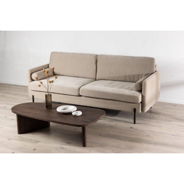 Antibes 2-sits soffa - Beige/Svart Antibes 2-sits soffa - Beige/Svart