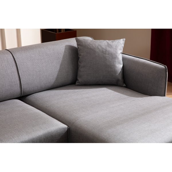 Canap divan Belissimo - Gris