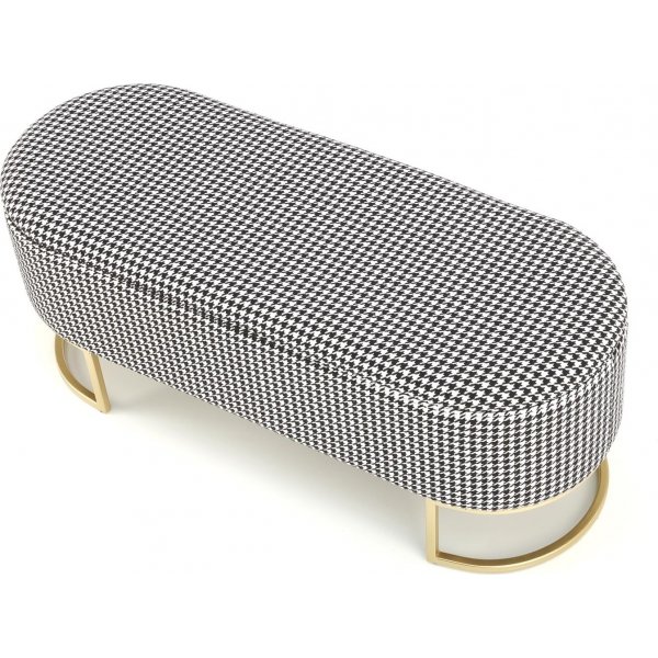 Banc Harmony - Noir/blanc/or Banc Harmony - Noir/blanc/or