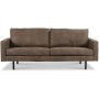 Chicago 3-sits soffa 210 cm - Brun vintage (PU)