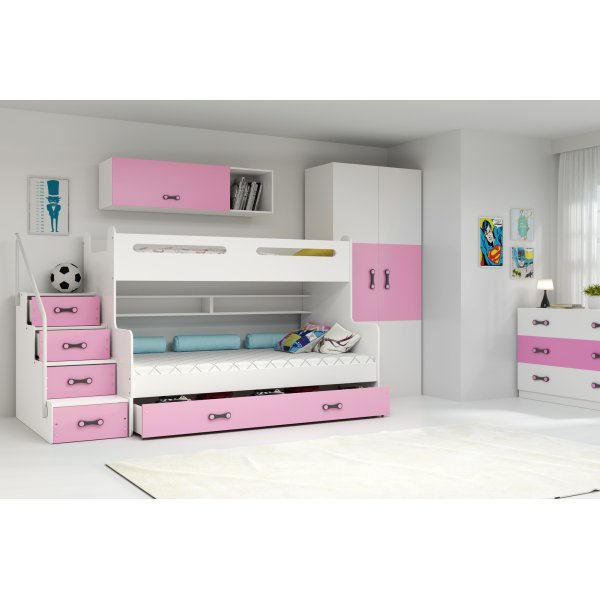 Max vningssng med frvaringslda 120 x 200 cm - Valfri frg