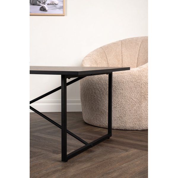 Table basse Pryor 110 x 70 cm - Noir
