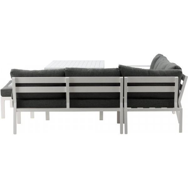 Groupe de canapés d'angle Ramos - Noir Groupe de canapés d'angle Ramos - Noir