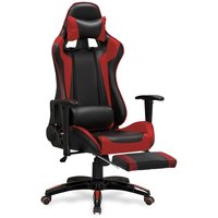 Jayde 2 spelstol Deluxe - Svart/röd Jayde 2 spelstol Deluxe - Svart/röd