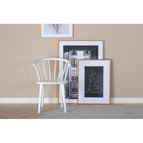 Tripoli matstol - Vit