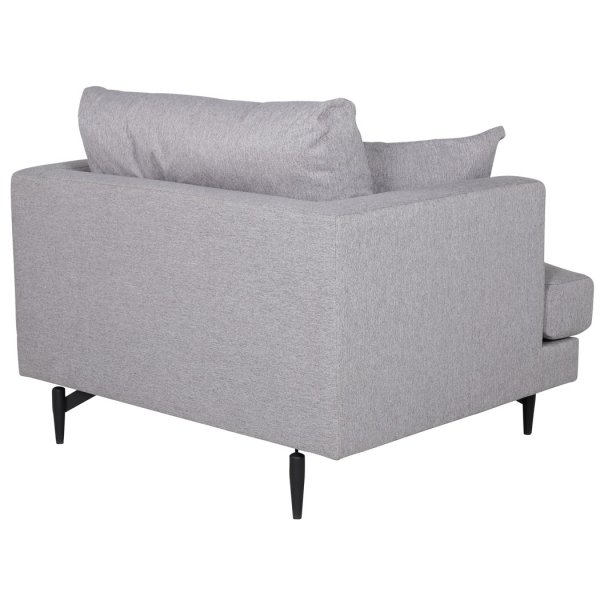 Hedlunda fauteuil - Grijs + Vlekverwijderaar voor meubels Hedlunda fauteuil - Grijs + Vlekverwijderaar voor meubels