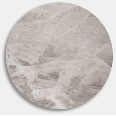 Silver Diana marmor Toppskiva Ø85 cm