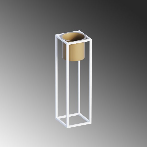 Pot Plato 23 - Blanc/or Pot Plato 23 - Blanc/or