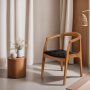 Mira fauteuil - Eiken/zwart