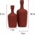 Ensemble de Vases Whells - Rouge Brique