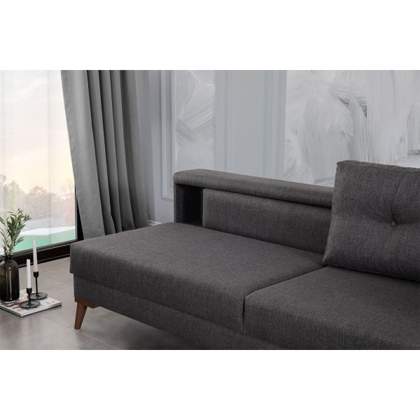 Oslo hrnsoffa - Antracit