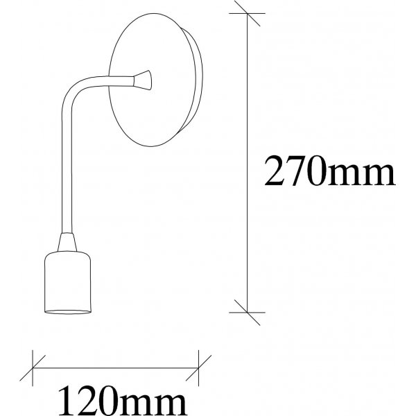 Dartini wandlamp 888 - Vintage