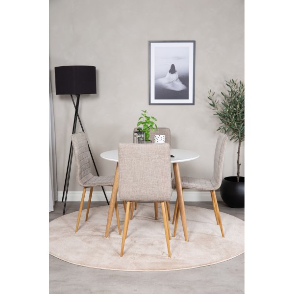 Sirocco Lyx matstol - Ljusgr